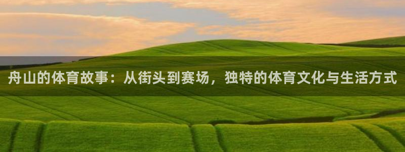 米兰体育场：舟山的体育故事：从街头到赛场，独特的体育文化与生活方式
